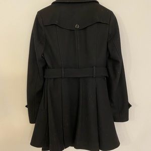 Black peacoat